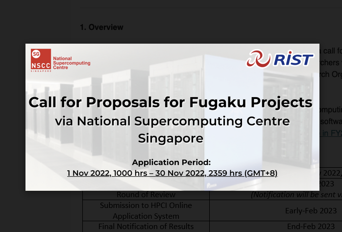 Call for Proposals for Fugaku Projects