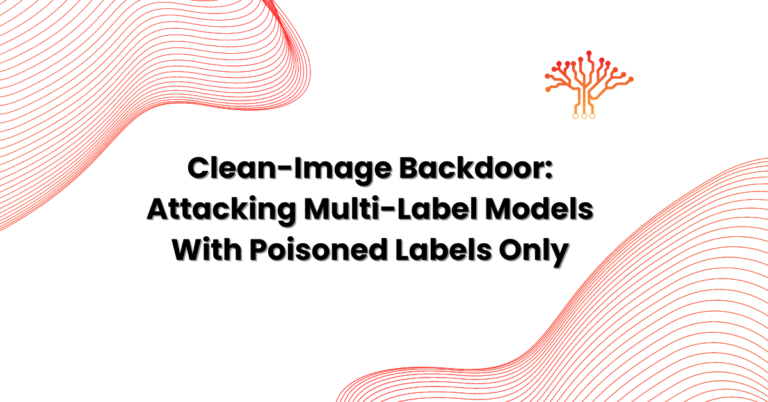 Clean-image Backdoor: Attacking Multi-label Models with Poisoned Labels Only