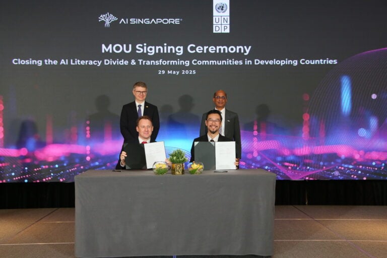 AI Singapore and the UNDP collaborate to close the AI literacy divide & transform communities in developing countries
